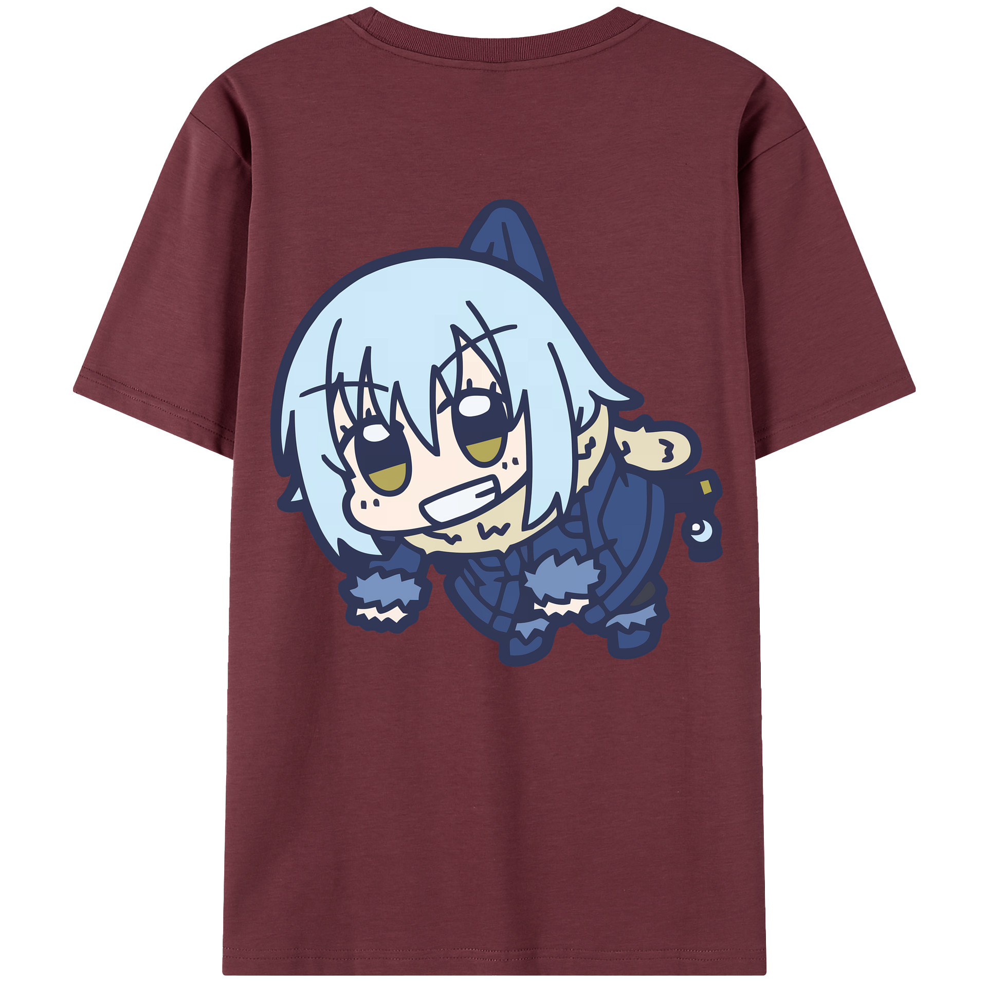 （画像用） 転スラ Regarding Reincarnated to Slime 綿100％半袖Tシャツ（背面プリント）